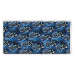 Blue Galaxy Dream Catcher Pattern Print Beach Towel