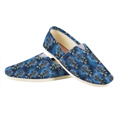 Blue Galaxy Dream Catcher Pattern Print Casual Shoes