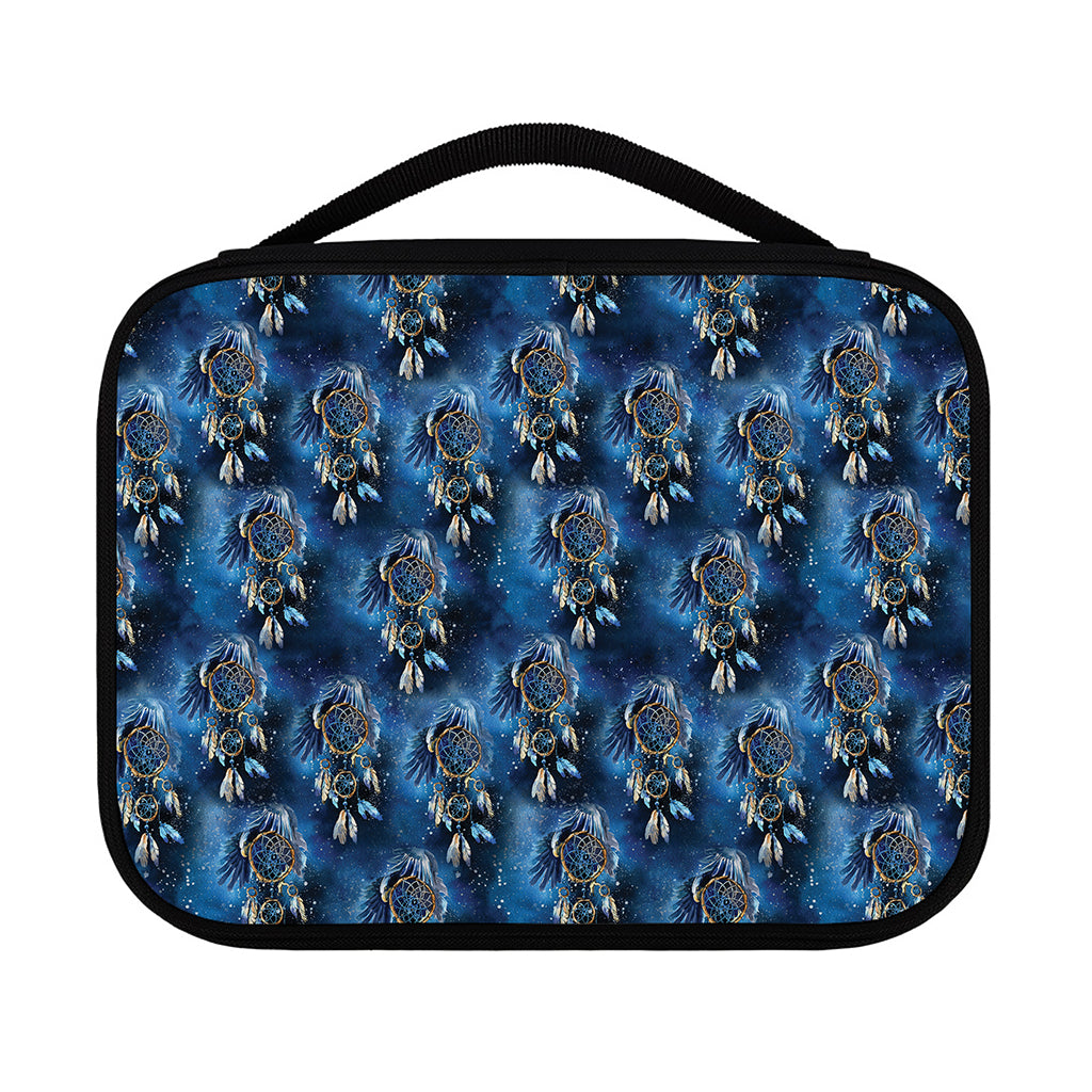Blue Galaxy Dream Catcher Pattern Print Classic Bible Case