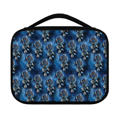 Blue Galaxy Dream Catcher Pattern Print Classic Bible Case
