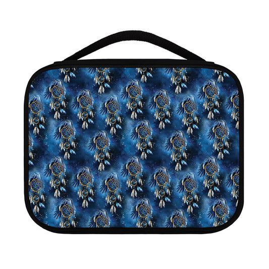 Blue Galaxy Dream Catcher Pattern Print Classic Bible Case