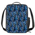 Blue Galaxy Dream Catcher Pattern Print Crossbody Lunch Bag