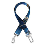 Blue Galaxy Dream Catcher Pattern Print Dog Seat Belt