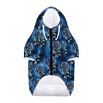 Blue Galaxy Dream Catcher Pattern Print Dog Zip Up Hoodie