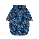 Blue Galaxy Dream Catcher Pattern Print Dog Zip Up Hoodie