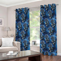 Blue Galaxy Dream Catcher Pattern Print Grommet Curtains