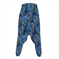 Blue Galaxy Dream Catcher Pattern Print Hammer Pants