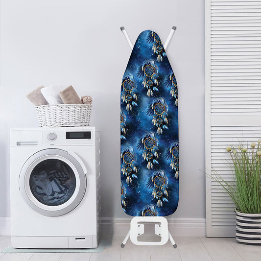 Blue Galaxy Dream Catcher Pattern Print Ironing Board Cover