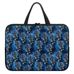Blue Galaxy Dream Catcher Pattern Print Laptop Sleeve With Handle