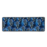 Blue Galaxy Dream Catcher Pattern Print Long Kitchen Mat