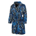 Blue Galaxy Dream Catcher Pattern Print Men's Bathrobe