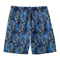 Blue Galaxy Dream Catcher Pattern Print Men's Swim Trunks