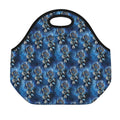 Blue Galaxy Dream Catcher Pattern Print Neoprene Lunch Bag