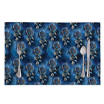 Blue Galaxy Dream Catcher Pattern Print Placemat