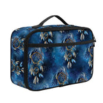 Blue Galaxy Dream Catcher Pattern Print Portable Lunch Bag