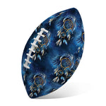 Blue Galaxy Dream Catcher Pattern Print Rugby Ball
