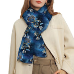 Blue Galaxy Dream Catcher Pattern Print Scarf