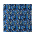 Blue Galaxy Dream Catcher Pattern Print Silk Bandana