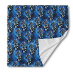 Blue Galaxy Dream Catcher Pattern Print Silk Bandana