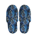 Blue Galaxy Dream Catcher Pattern Print Slippers