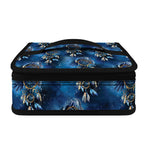 Blue Galaxy Dream Catcher Pattern Print Small Lunch Bag
