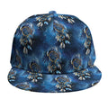 Blue Galaxy Dream Catcher Pattern Print Snapback Cap