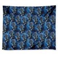 Blue Galaxy Dream Catcher Pattern Print Tapestry
