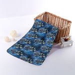 Blue Galaxy Dream Catcher Pattern Print Towel