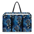 Blue Galaxy Dream Catcher Pattern Print Utility Tote Bag