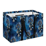 Blue Galaxy Dream Catcher Pattern Print Utility Tote Bag