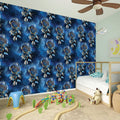 Blue Galaxy Dream Catcher Pattern Print Wall Sticker