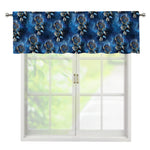Blue Galaxy Dream Catcher Pattern Print Window Valance