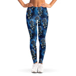Blue Galaxy Dream Catcher Pattern Print Women's Leggings