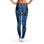 Blue Galaxy Dream Catcher Pattern Print Women's Leggings