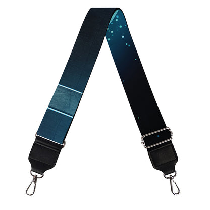 Blue Gemini Zodiac Sign Print Bag Strap