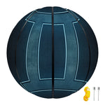 Blue Gemini Zodiac Sign Print Basketball