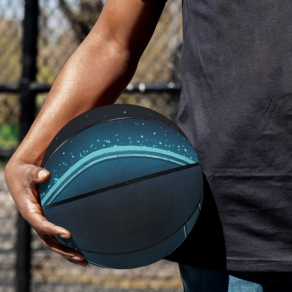 Blue Gemini Zodiac Sign Print Basketball