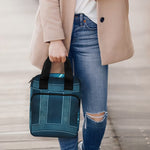 Blue Gemini Zodiac Sign Print Bible Tote Bag