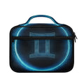Blue Gemini Zodiac Sign Print Briefcase Bible Bag