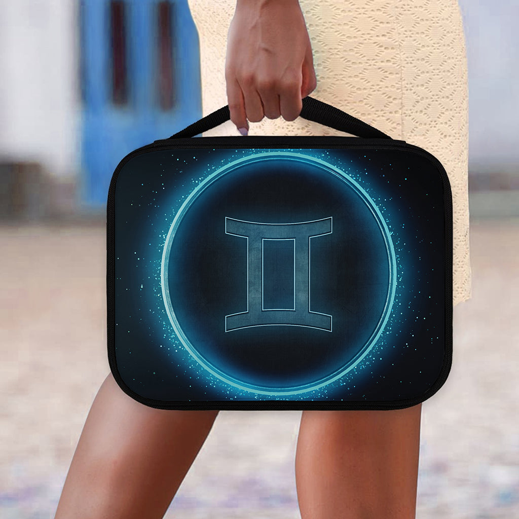 Blue Gemini Zodiac Sign Print Classic Bible Case