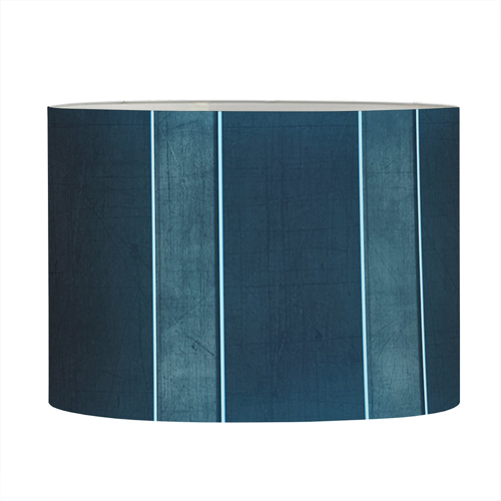 Blue Gemini Zodiac Sign Print Drum Lamp Shade