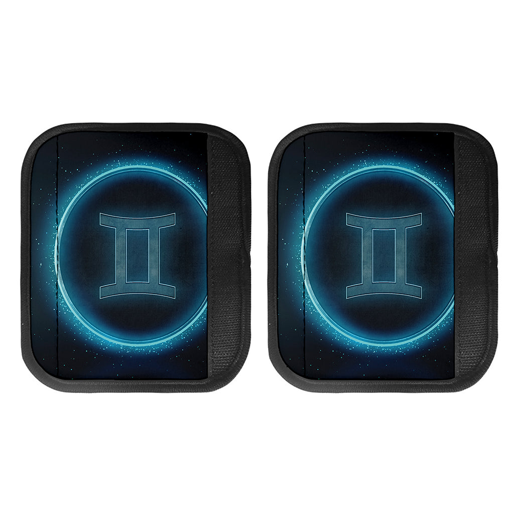 Blue Gemini Zodiac Sign Print Handle Covers