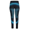 Blue Gemini Zodiac Sign Print High-Waisted Pocket Leggings