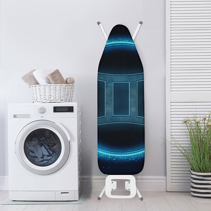 Blue Gemini Zodiac Sign Print Ironing Board Cover