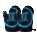 Blue Gemini Zodiac Sign Print Oven Mitts