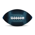 Blue Gemini Zodiac Sign Print Rugby Ball