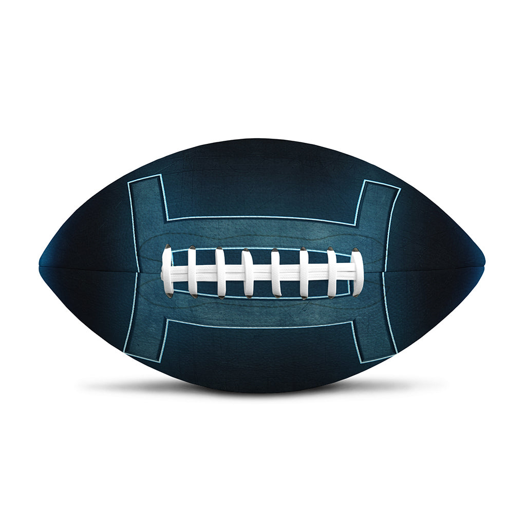 Blue Gemini Zodiac Sign Print Rugby Ball