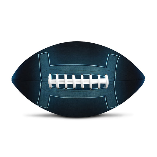 Blue Gemini Zodiac Sign Print Rugby Ball