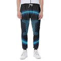 Blue Gemini Zodiac Sign Print Joggers