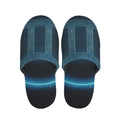 Blue Gemini Zodiac Sign Print Slippers